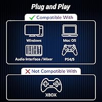 Vista 4 de TONOR Micrófono Dinámico, Micrófono XLR/USB para Podcast, Grabación, Transmisión, Juegos, Micrófono de Estudio Cardioide XLR con Silencio Rápido