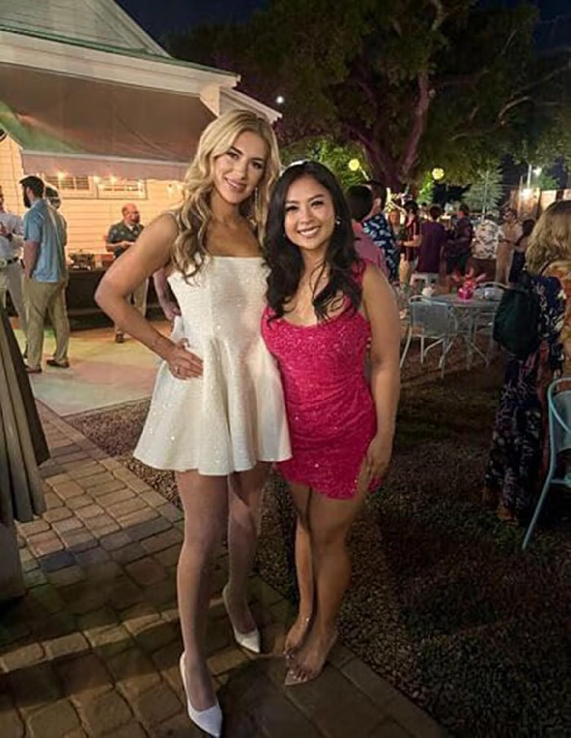 Square Neck Sequin Short Homecoming Dress Spaghetti Straps Bridesmaid Dresses for Teens Party Gowns with Bow