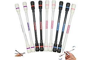 8PCS Pen Spinning Pen Finger Rotating Writable Pens