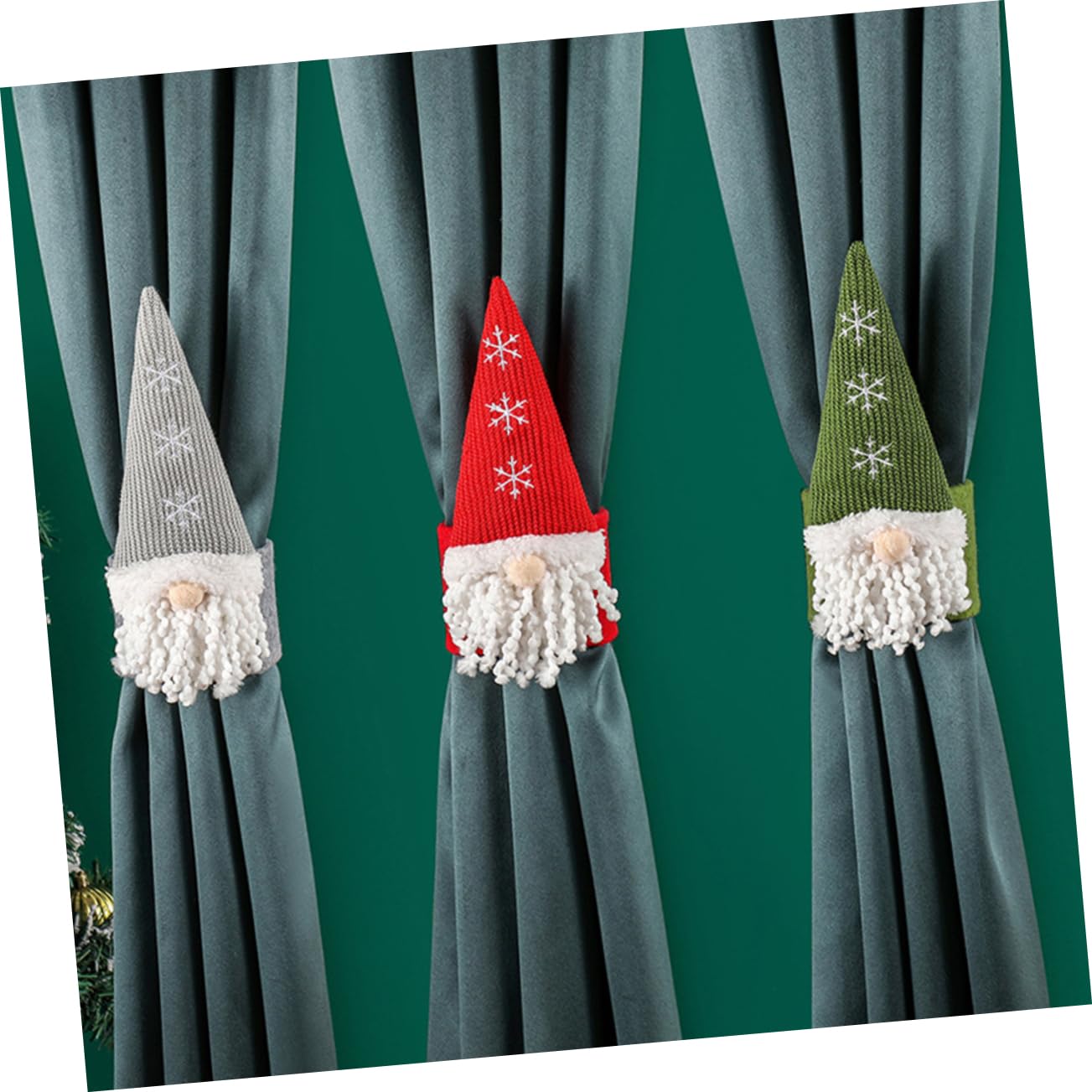 Zerodeko 2 Pieds Retenues De Rideaux Embrasse Tringle À Rideau Magnétique Supports De De Rideau Porte-Rideaux Gland Boucles De De Rideaux Feux De Rideau Chiffon 4pcs * 2