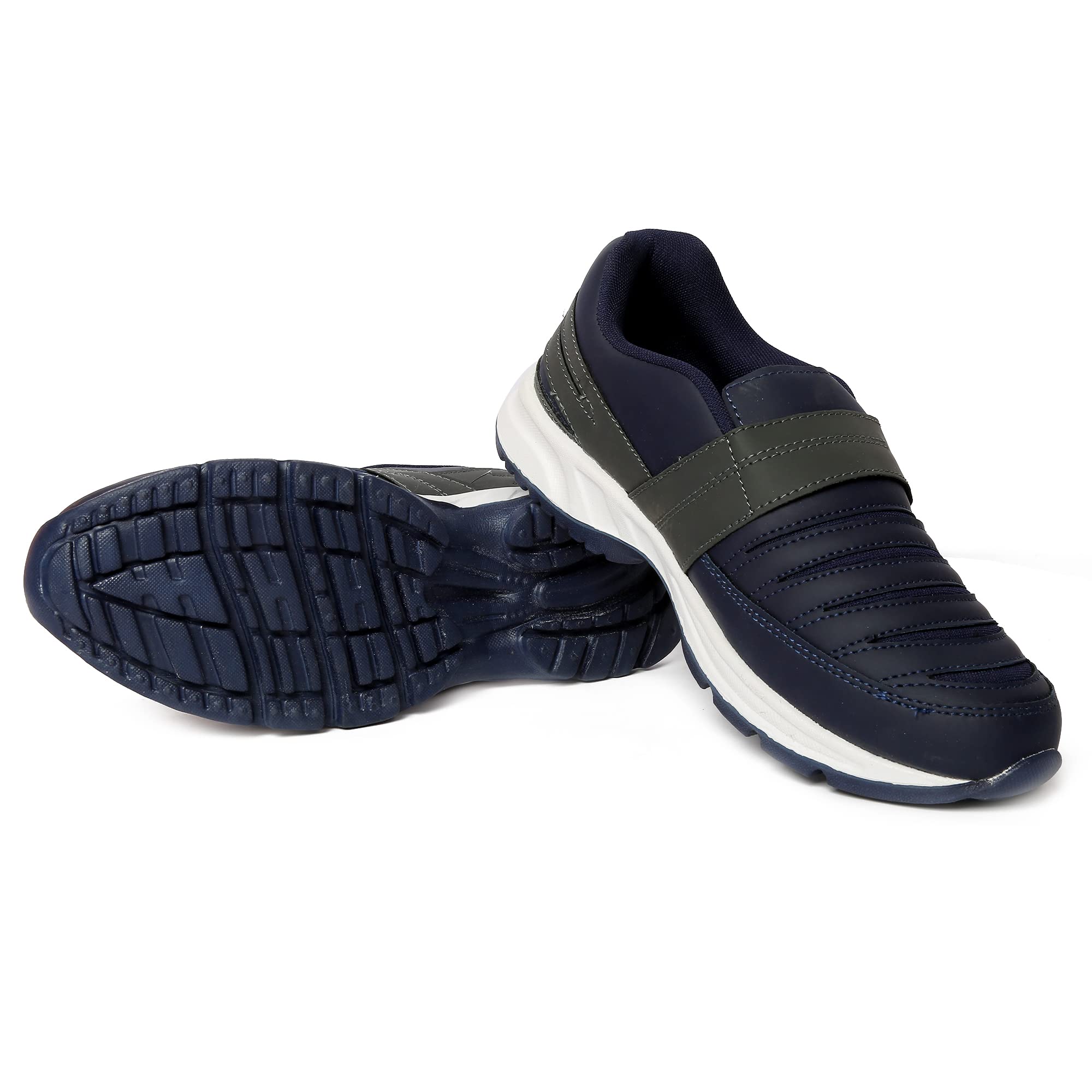Angel Craft Men's Running,Walking,Gym,Training Lightweight Shoes and Safety Footwear Shoes Navy 4