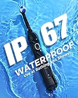 Vista 9 de TEETHEORY - Cepillo de dientes eléctrico giratorio para adultos con 8 cabezales de cepillado (2 tipos), cepillo de dientes eléctrico de limpieza