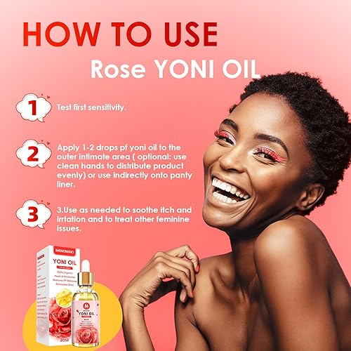 Miniatura 2 de Paquete de 2 aceites Yoni para mujer, aceite femenino de rosa orgánico, desodorante femenino, equilibrio de pH, elimina el olor, hidratante vaginal,