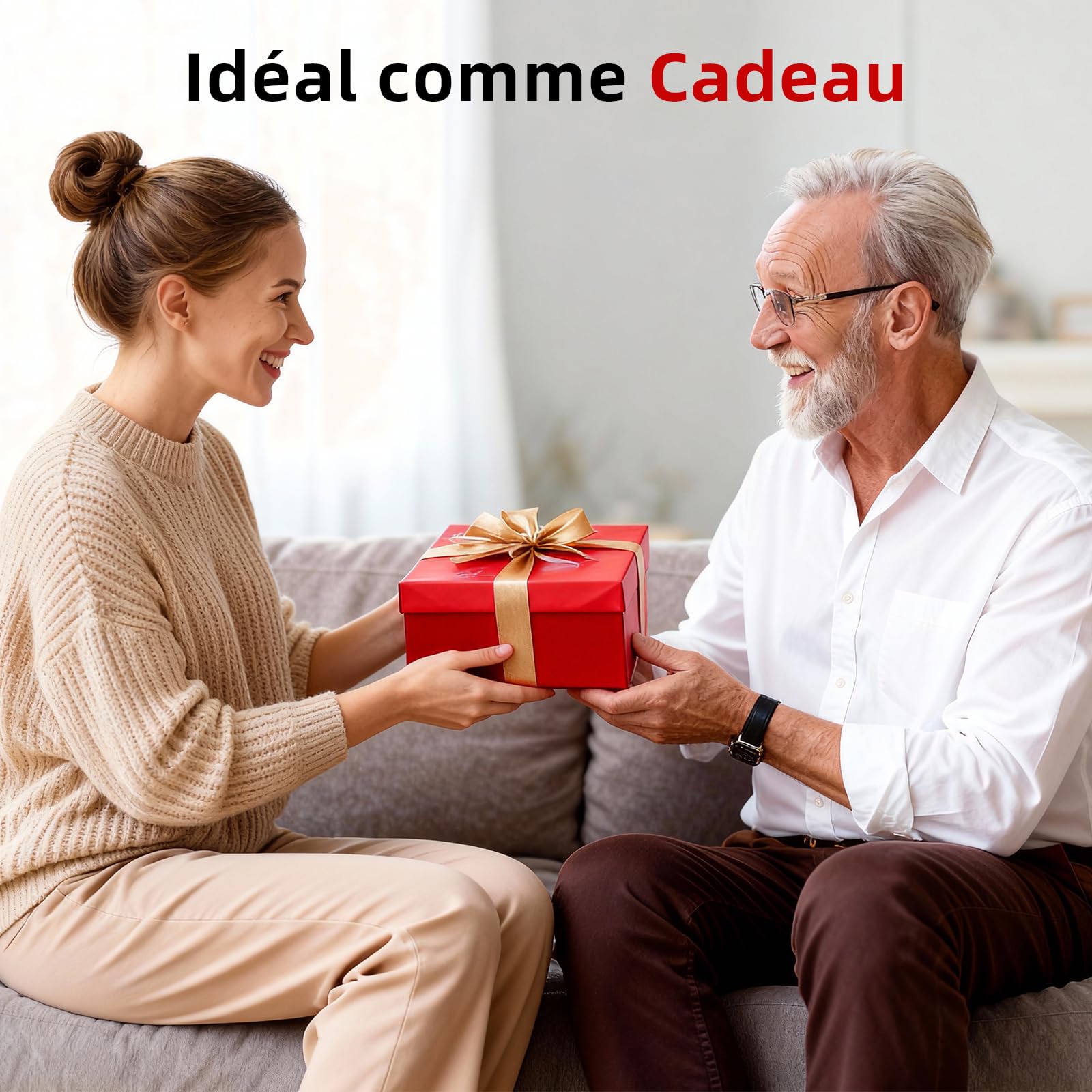 Comfytemp Ceinture Chauffante Lombaire, Coussin Chauffant Pour Dos Sans Fil