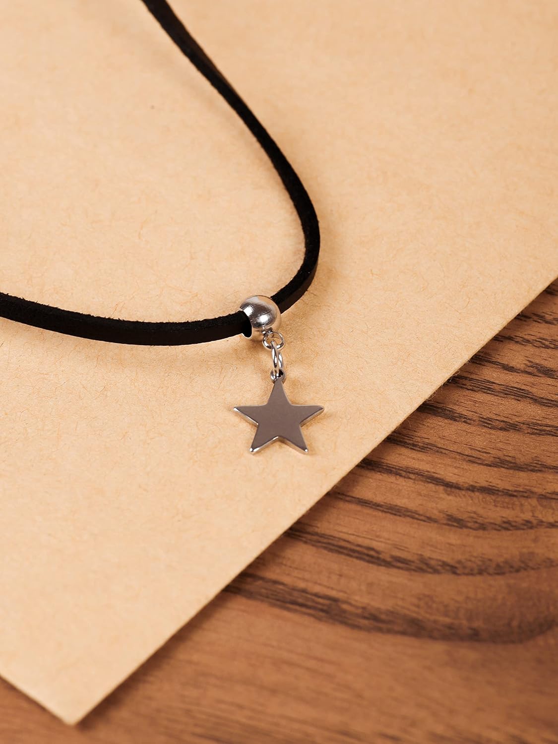 Sacina Gothic Star Choker Necklace, Black Boho Choker, Christmas New Year Jewelry Gift for Women - Image 6