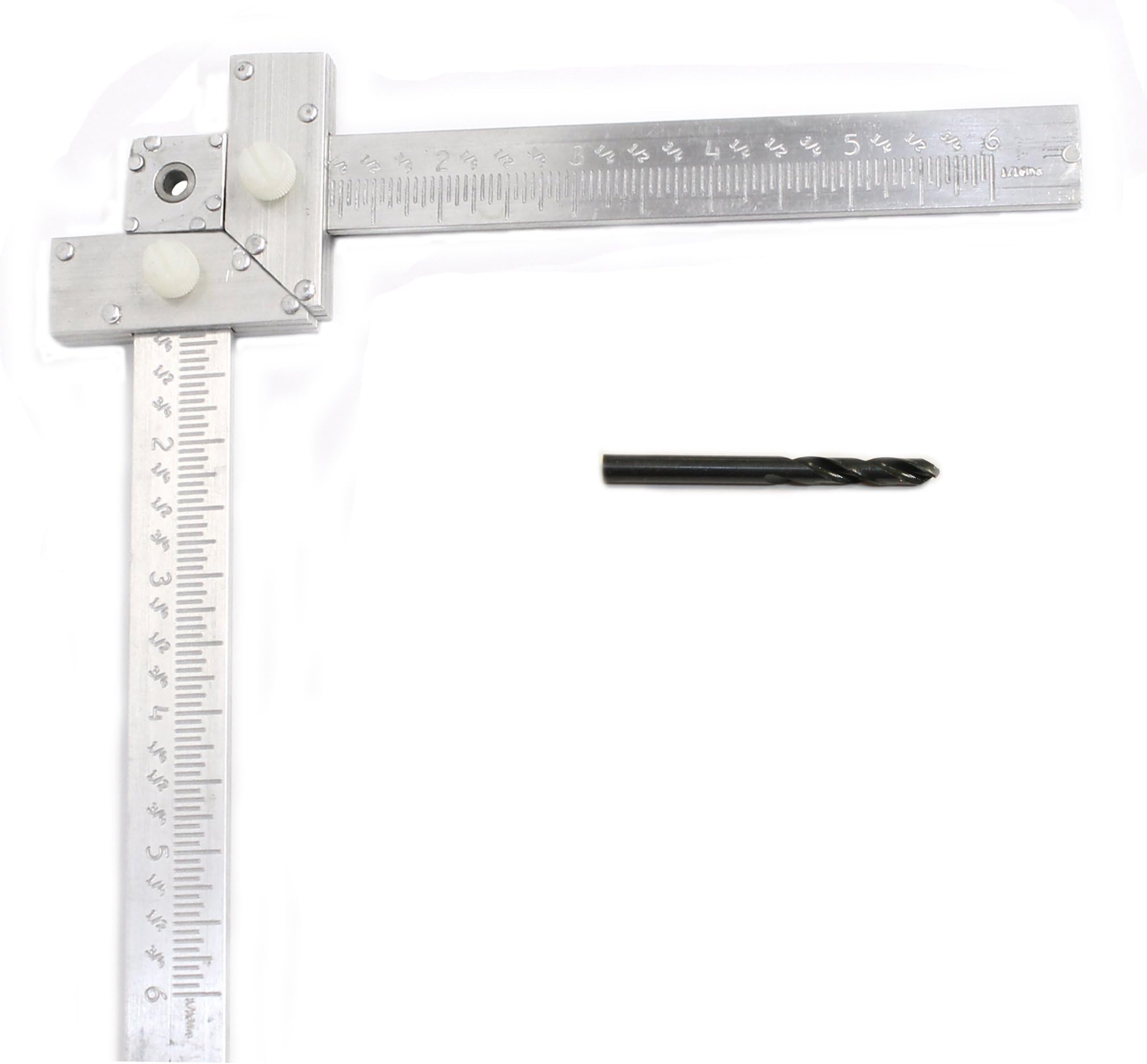 Precision Drill Measurement Tool with Drill Bit, Designed and Made in USA