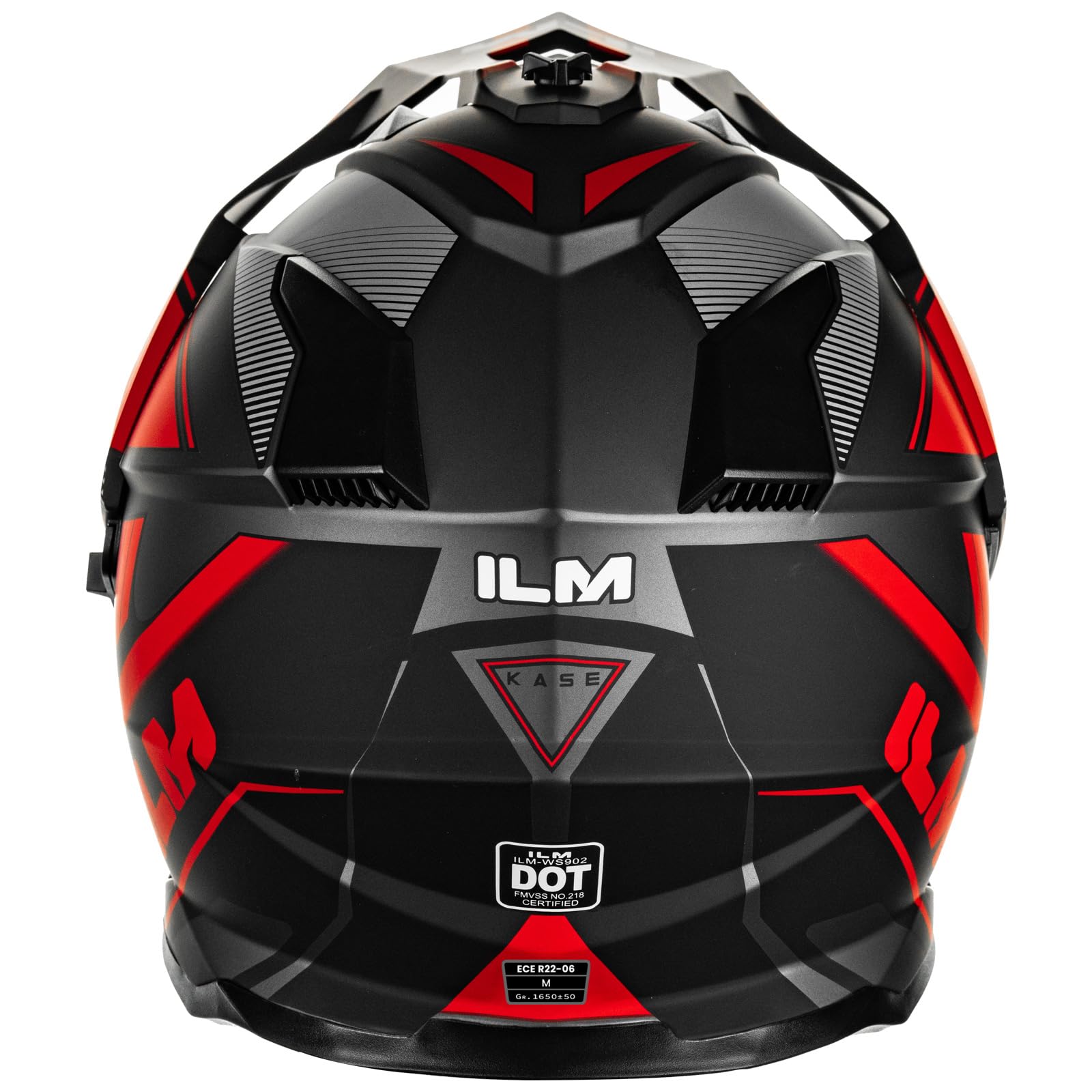 ILM Dual Sport Adventure Motocross Motorradhelm mit Pinlock kompatiblem Sonnenvisier ATV Dirt Bike Off Road Casco ECE Modell-WS902