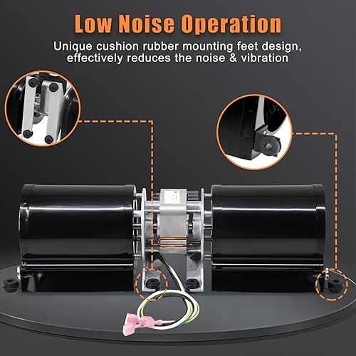 Miniatura 5 de Criditpid 910-157/P - Kit de ventilador de chimenea para insertos de chimenea Regency y estufa de leña, Hampton HI300, Osburn, chimeneas Valley