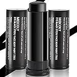 MEICOLY 3pcs Eye Black Stick for Sports,Easy to Color Athletes Black EyeBlack, Sporting Face Paint for Baseball Softball Football Lacrosse,Smooth Easy to Apply Halloween Face Body Paint Stick,1.5Oz