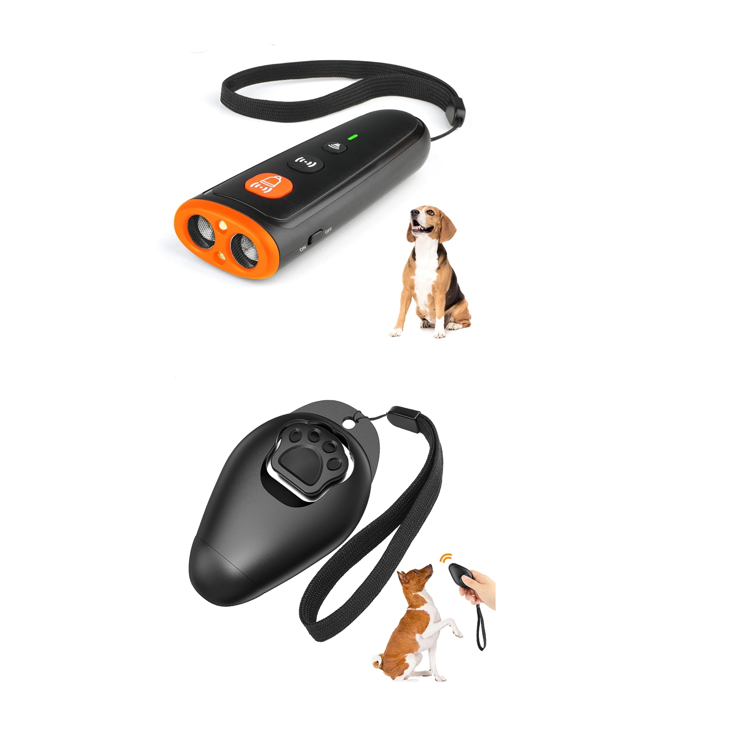 Anier ImportsUltrasonic Rechargeable Dogs Anti Bark &Training Device. and a Quality Dog Training Whistle Clicker.