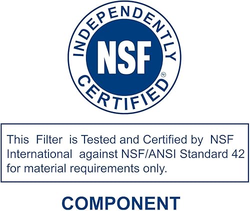 Miniatura 3 de Paquete de 6 filtros de agua ZR-017 de repuesto para jarra y dispensador de agua, filtro de 6 etapas de repuesto 0 TDS para mejorar el sabor del