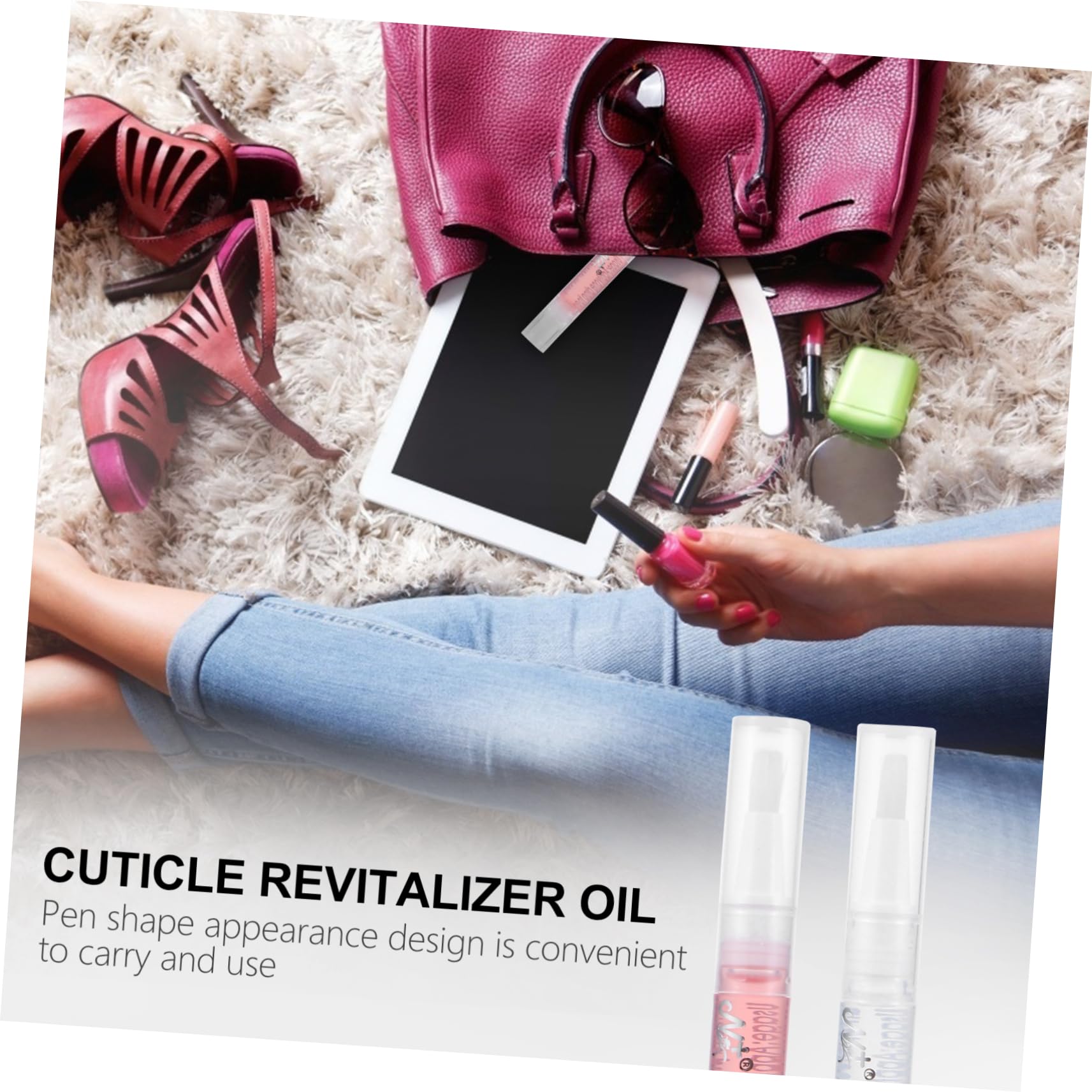 Healeved 24piezas Nutriente Para Cutículas Lápiz Hidratante Para Cuidado De Uñas Para Manicura y Reparación De Para Salones y Casa