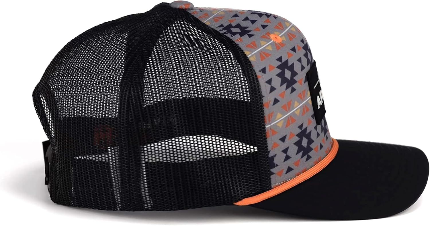 ARIAT Mens Southwest Suede Patch Cap, Multi-Colored - Image 3