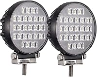 Vista 5 de Raycharm Offroad 3.5 pulgadas redondas LED antiniebla vainas, 6000K blanco frío 150° amplio haz de inundación ilustración de gran espacio