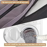 Vista 266 de Comfort Expression - Cama ortopédica para perros extragrandes, 53 x 42 pulgadas, cama impermeable y de apoyo de espuma con cojines removibles