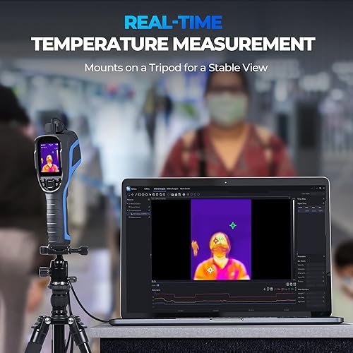 Miniatura 6 de TOPDON TC004 Cámara de imágenes térmicas, resolución TISR de 320 x 240, alta resolución IR de 256 x 192, batería de 12 horas de duración de la