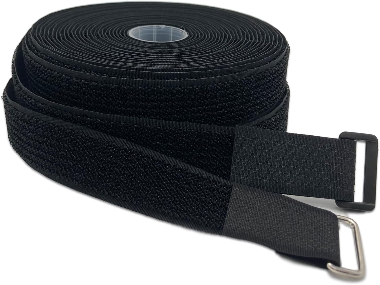3/4 in x 45ft Hook Loop Cable Ties -Cut to Length,Reusable,Cable Straps Double-Sided Self Gripping Fastener -Plant,flower belt& curtain fasten(3/4inch)