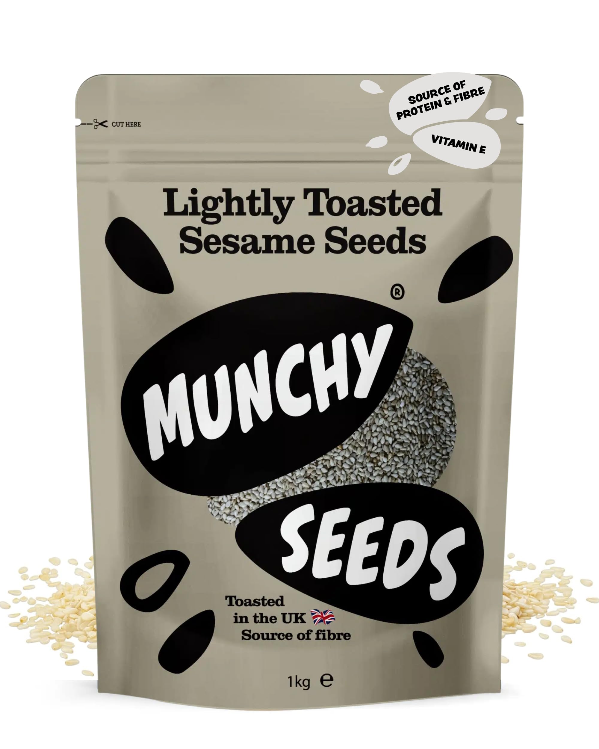 Munchy Seeds Lightly Toasted Sesame Seeds 1kg
