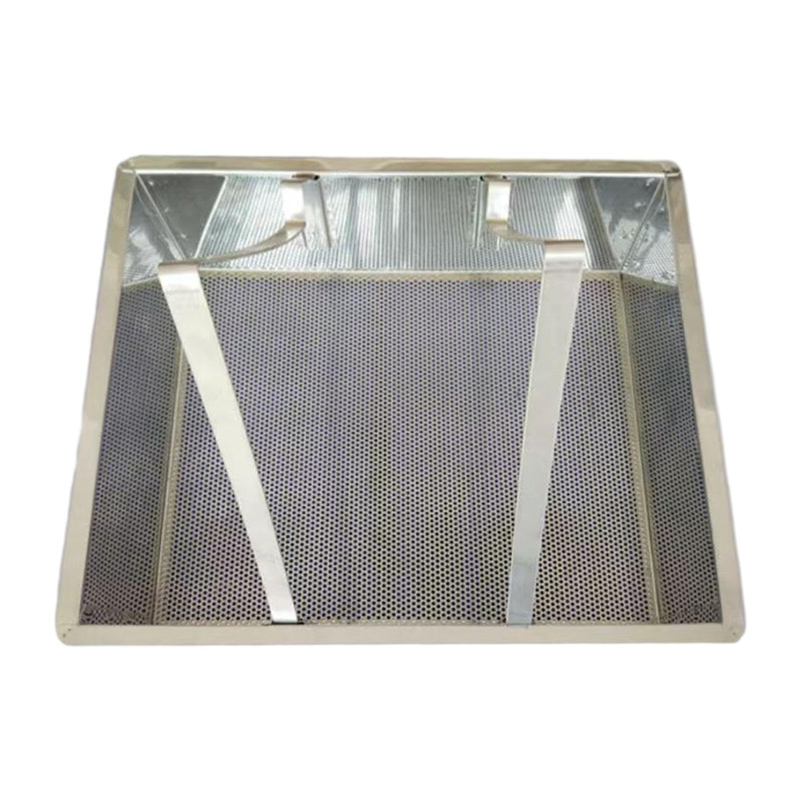 Bandeja desoperculadora de Acero Inoxidable Que combina Doble | funcionalidad. Fácil de usar. Bandeja de drenaje de miel. Práctica herramienta de apicultura. Extractor de equipo de