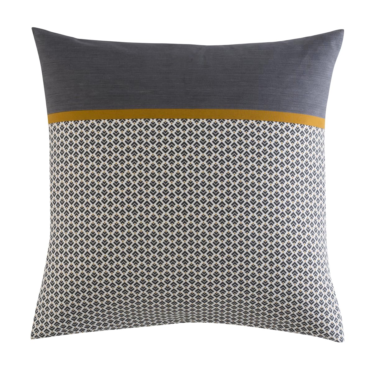 Origin Printed bamboo pillowcase, Made in France, Jules, 63 x 63 cm