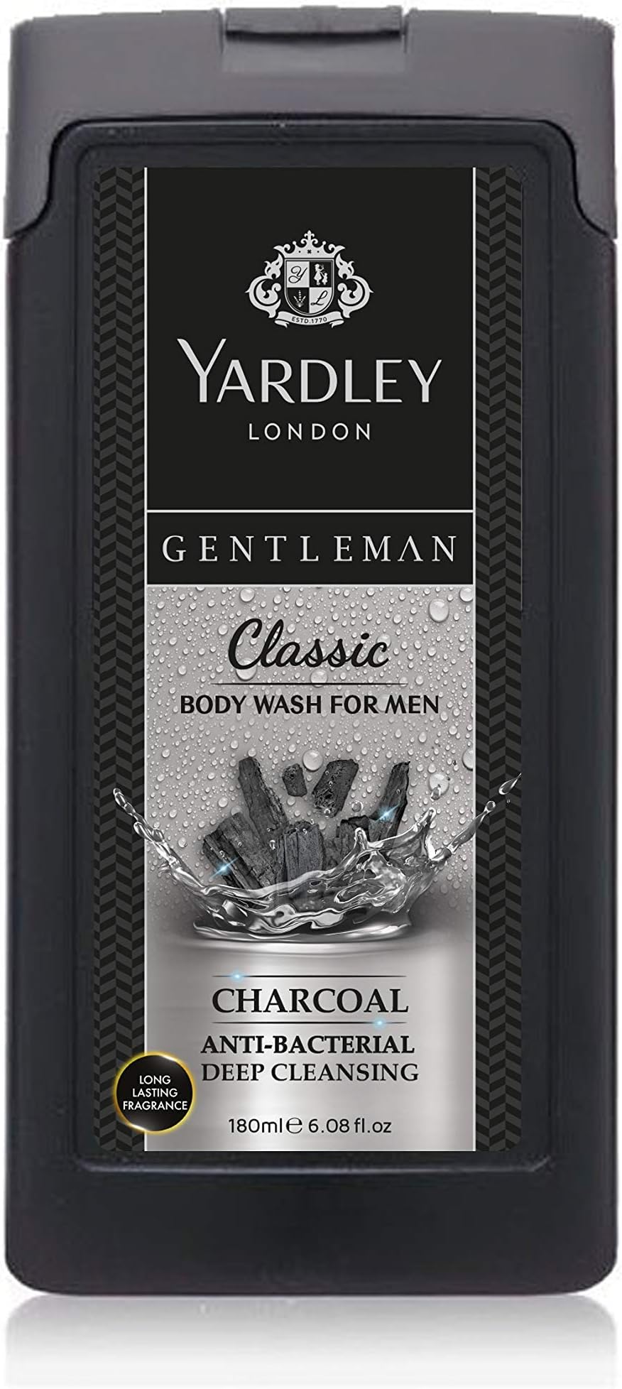 Yardley Gentleman Antibacterial Deep Cleansing Body Wash - Classic, 180 ml