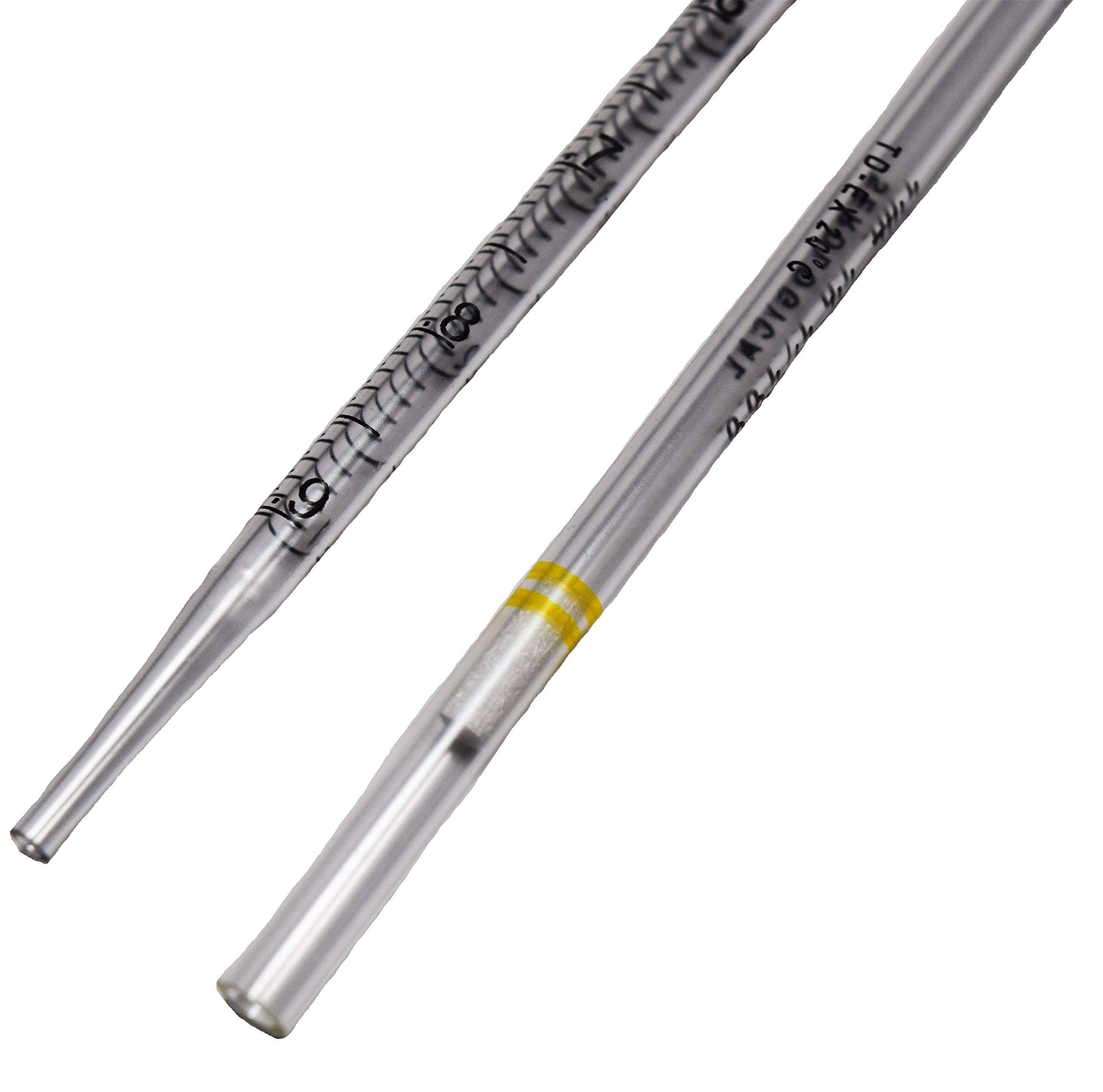 Pipetas serológicas empaquetadas a granel, estériles, volumen de 1 ml (20 de 25/paquete en un estuche; 500/caja)
