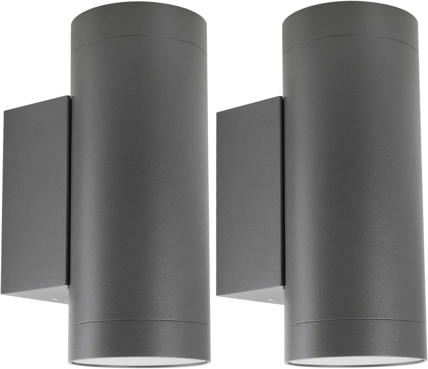 Klighten 2 pcs GU10 Outdoor Wall Light