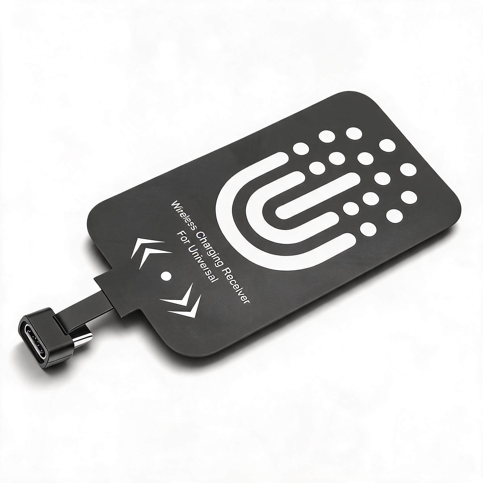 Fabater Kabelloser Ladeempfänger-Adapter, Dünnes Typ-C-Wireless-Ladegerät-Empfängermodul für A32 A31 A30 A22 A21s A21 A20e A12 und Andere Android-Telefone