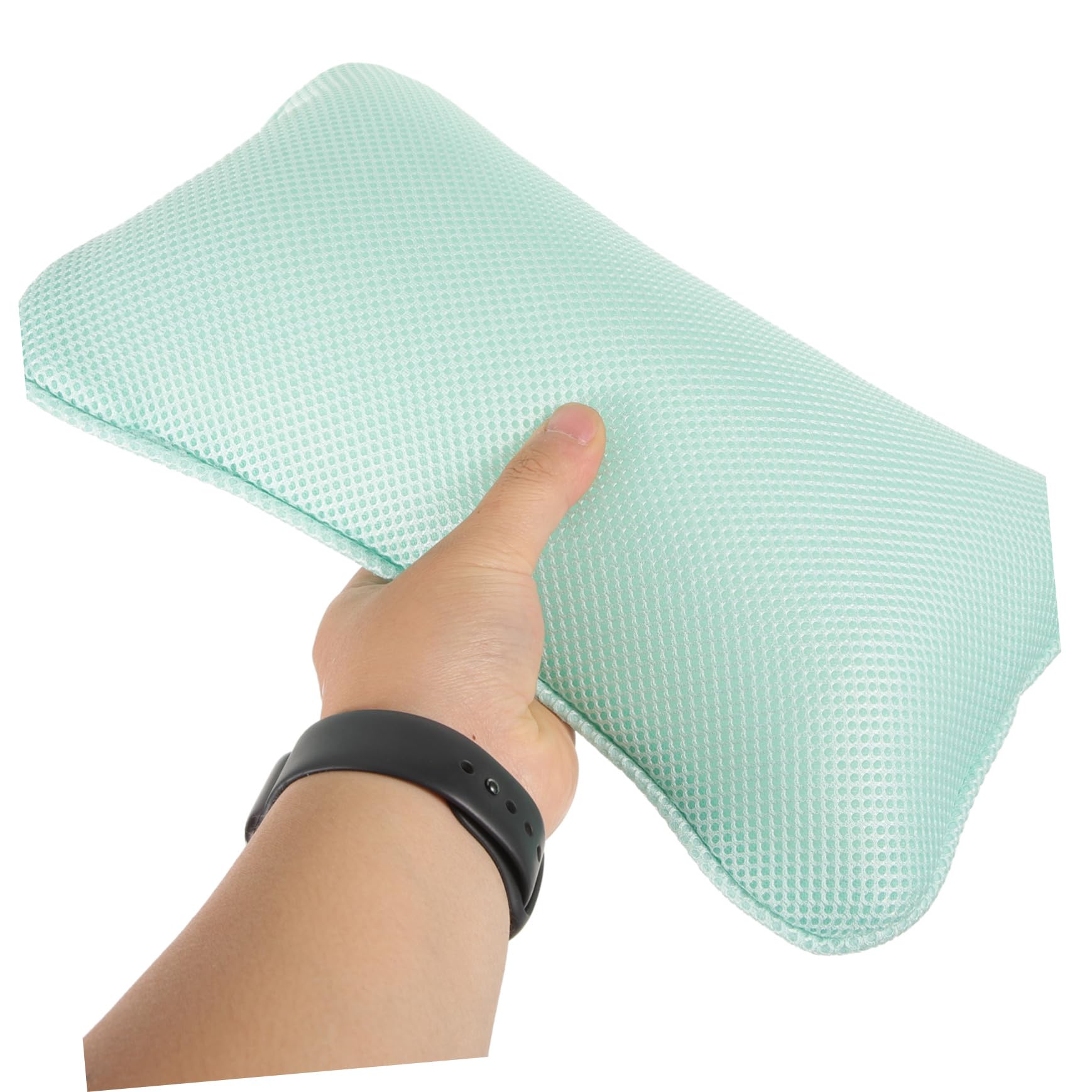 Beaupretty Oreiller de Bain Relaxant Ventouses en Silicone Antidérapantes Forme Confortable en Polyester Respirant Couleur Aléatoire pour Spa et Bain Domestique