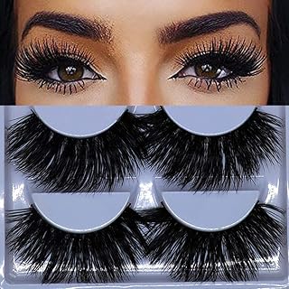 5 pares de pestañas postizas de visón 3D, pes...