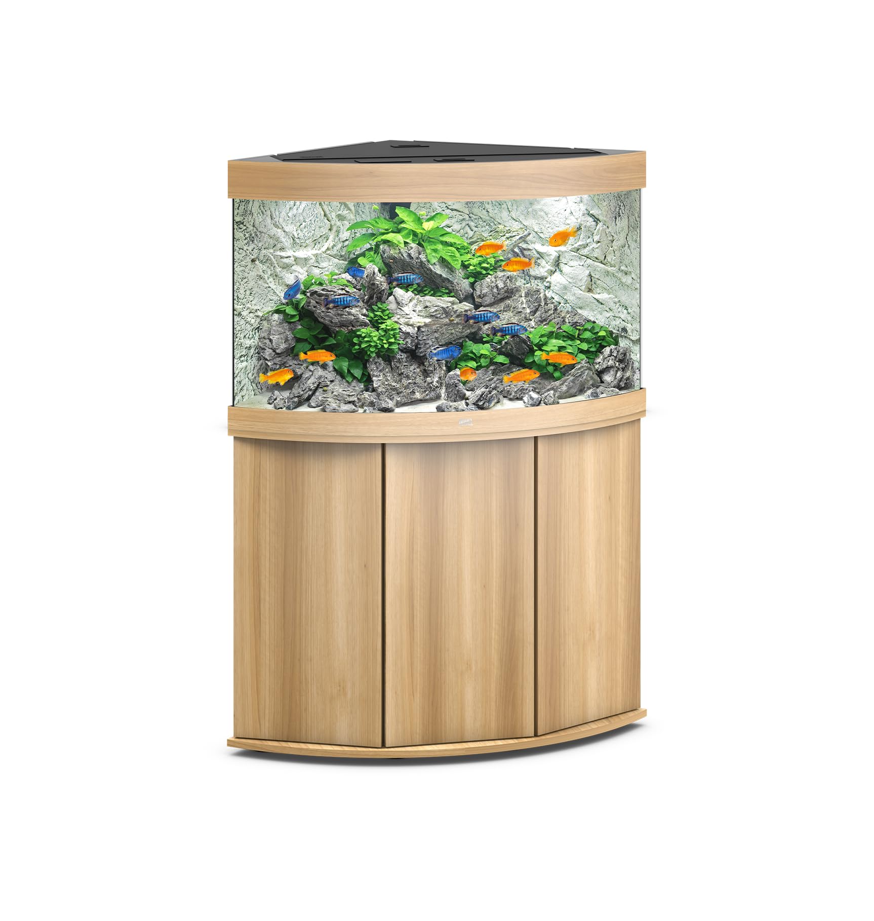 JUWEL Aquarium - Trigon 190 Kombination helles Holz Premium-Bundle