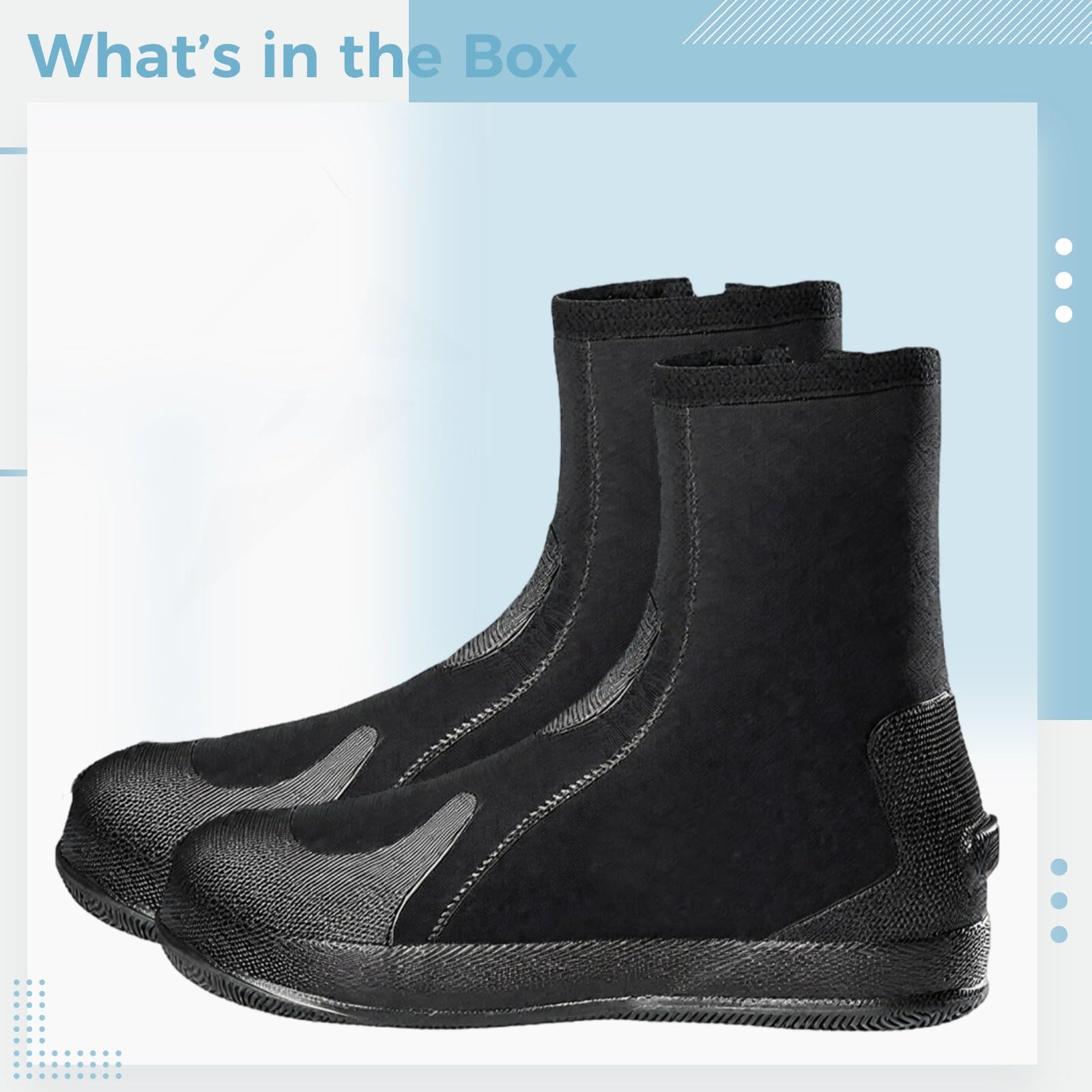 Neoprenowe buty do nurkowania męskie, 0,5 cm 0,5 cm wysokie buty do nurkowania dla mężczyzn, antypoślizgowe buty do nurkowania z twardą podeszwą do sportów wodnych, XL 36-40 EU