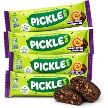 PickleBar Chocolate Peanut Butter Protein Bars + Electrolytes, 16g Protein