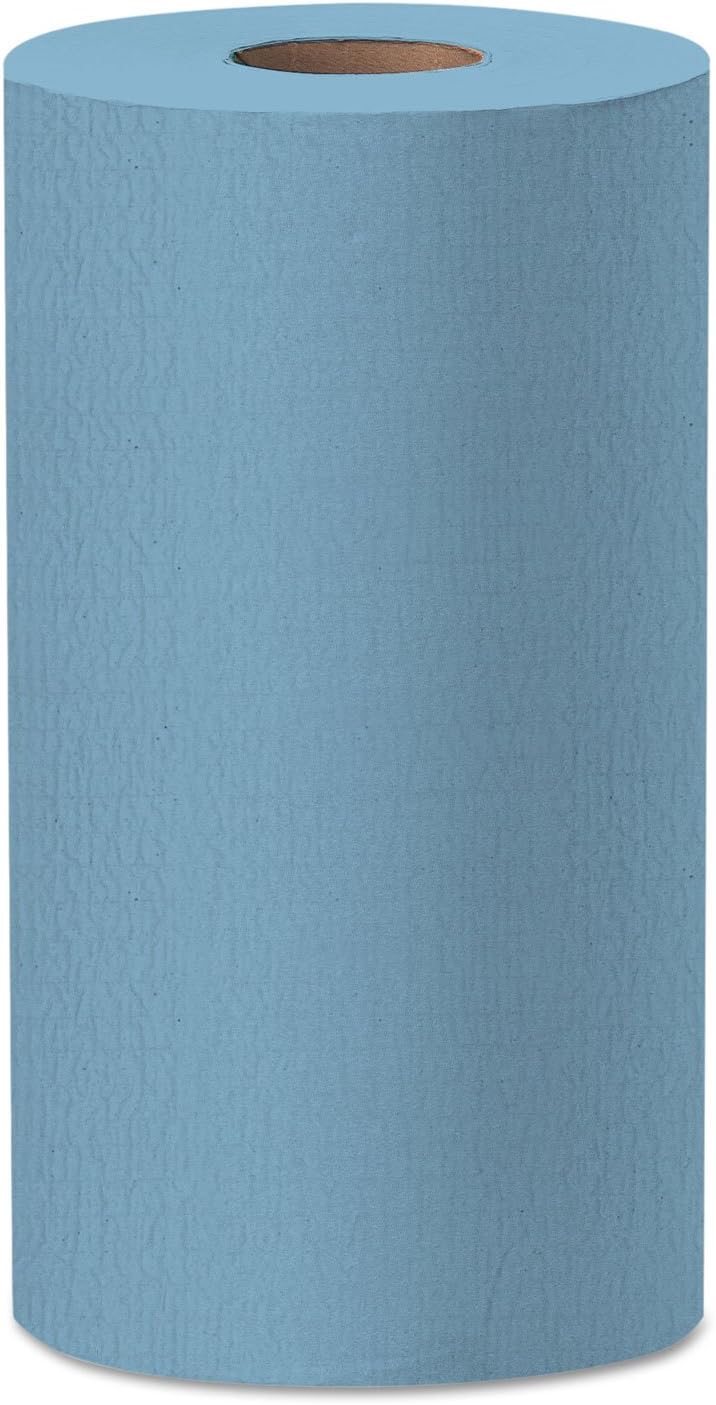 WypAll 35431 X60 Cloths, Small Roll, 19 3/5 x 13 2/5, Blue, 130/RL, 6 RL/CT