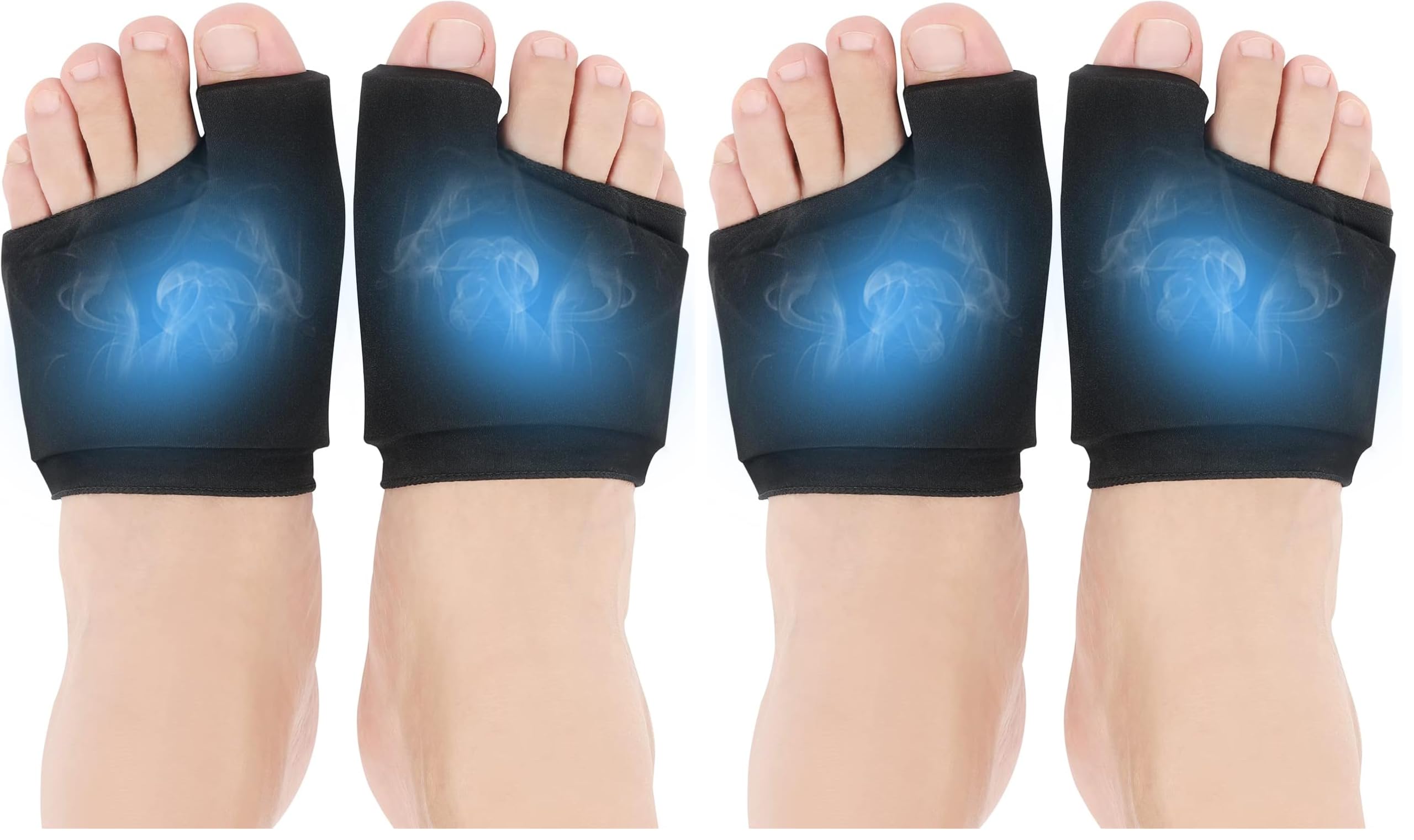 Helthrelife Eisbeutel für Vorfuß, Zehenballen, Schmerzlinderung, Kälte- und Wärmetherapie, Gel-Fuß-Eisbeutel (Packung mit 2)
