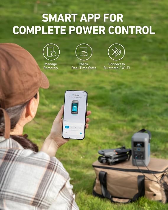 Anker SOLIX C200 DC, 192Wh 200W DC Portable Power Station（RENEW）