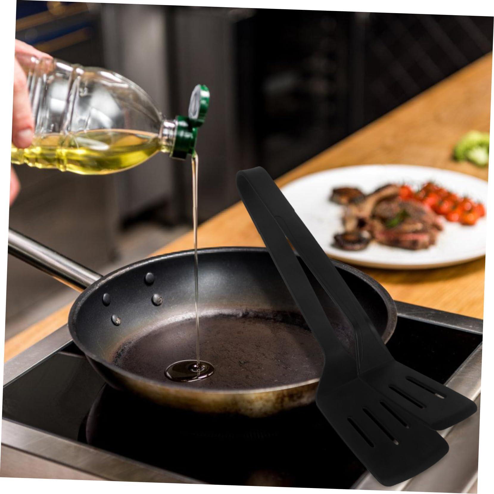 VANZACK 3pezzi Spatola e Silicone Multifunzionale Per Utensile Per Girare e e Facile Design e