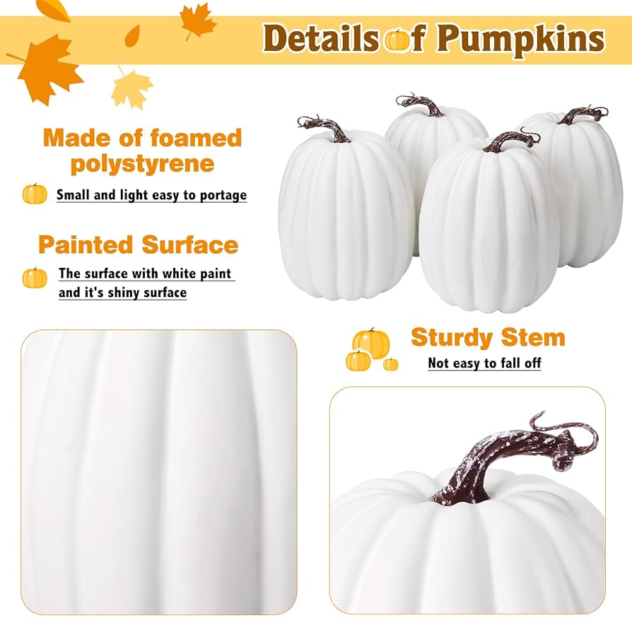 専用＊Halloween＊ホワイトパンプキン　フェイクスワッグ 3f82e3db526c48c0f1a2407e68e8c6