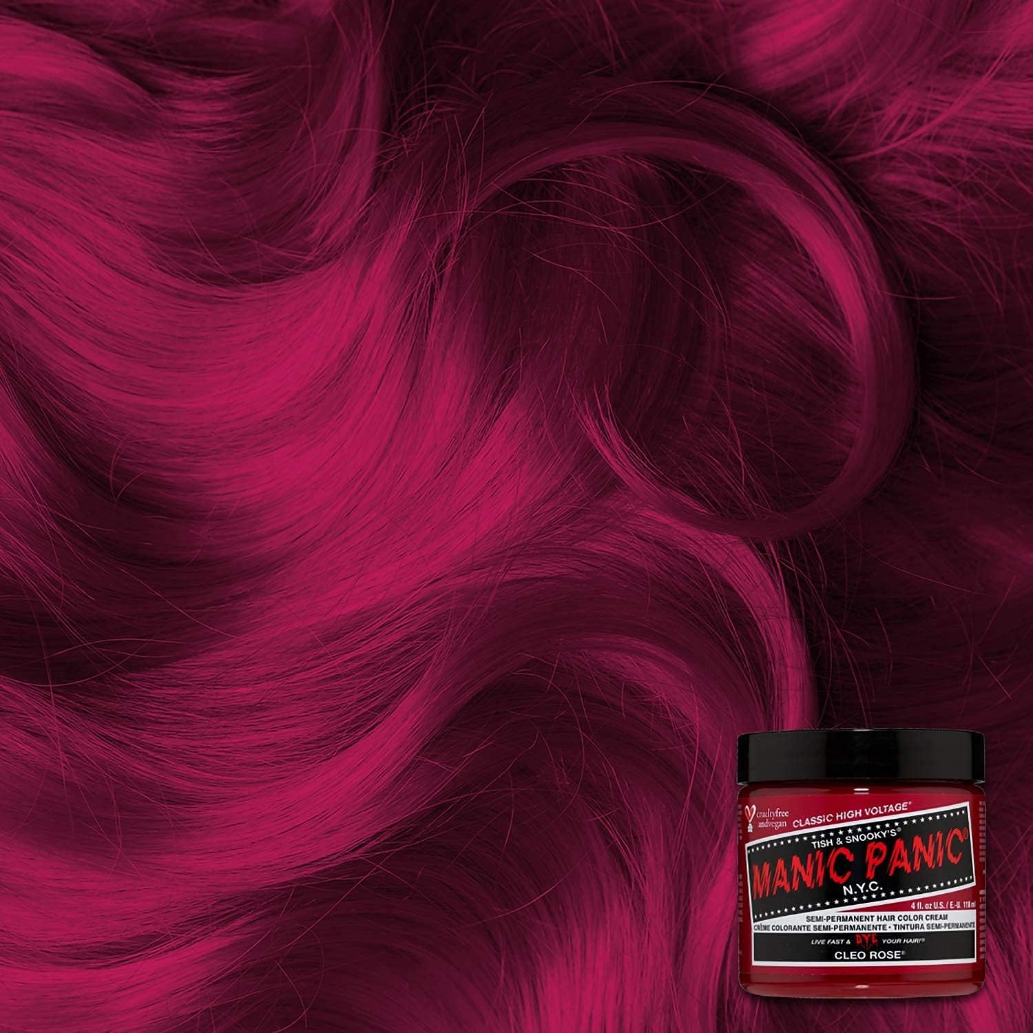 Manic Panic - Cleo Rose Classic Creme Vegan Cruelty Free Red ...