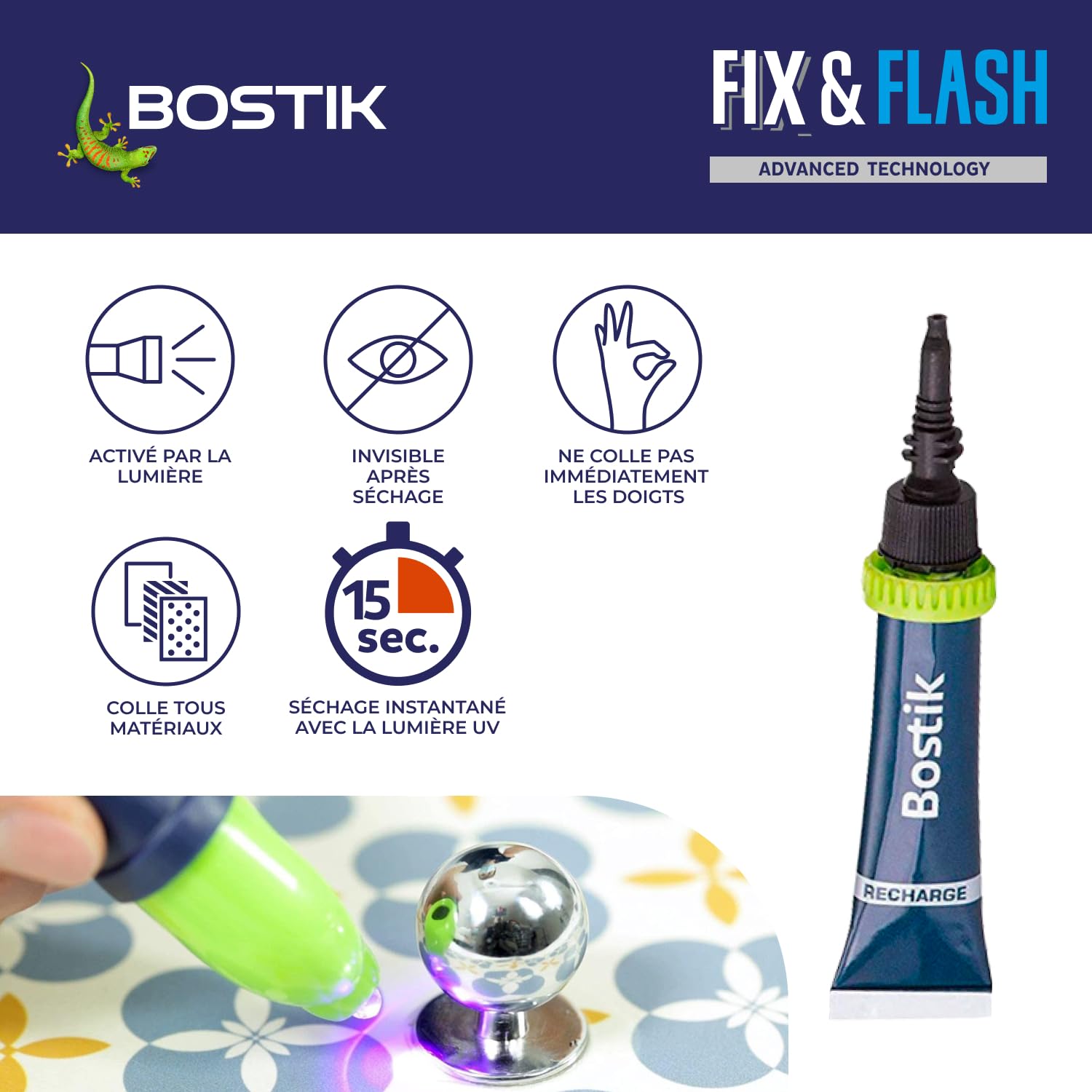 Recharge Colle Forte Photoactive Bostik Fix & Flash - 5g