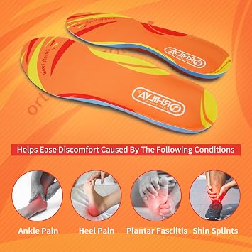 Arch Support Insert Plantar Fasciitis Pain Relief Gel Insole