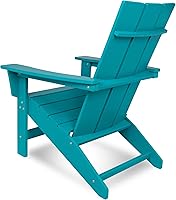 Vista 5 de Shine Company Coastal Modern - Silla Adirondack para todo tipo de clima, Aruba