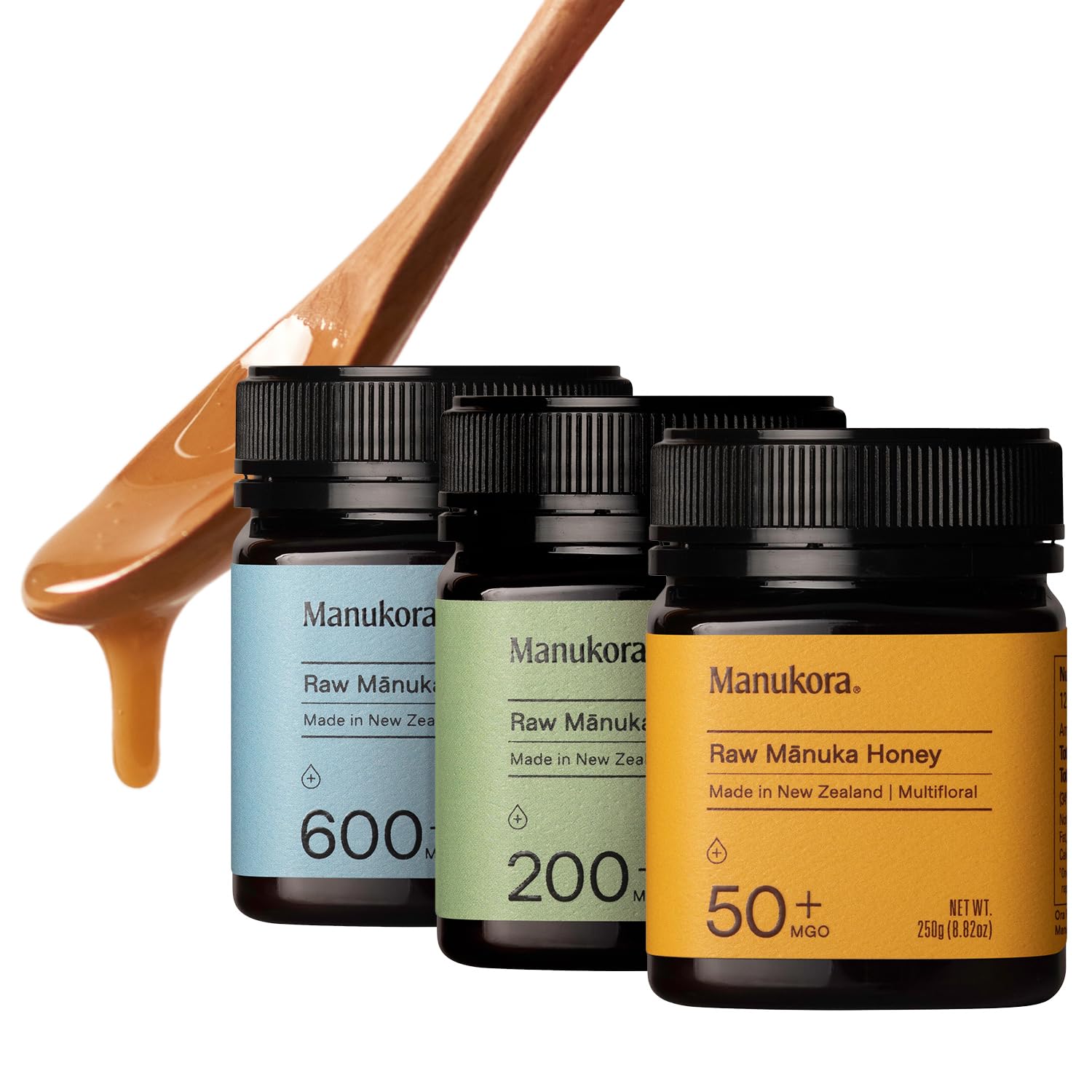 Amazon.com : Manukora Raw Manuka Honey, MGO 50+, 200+ and 600+ New 