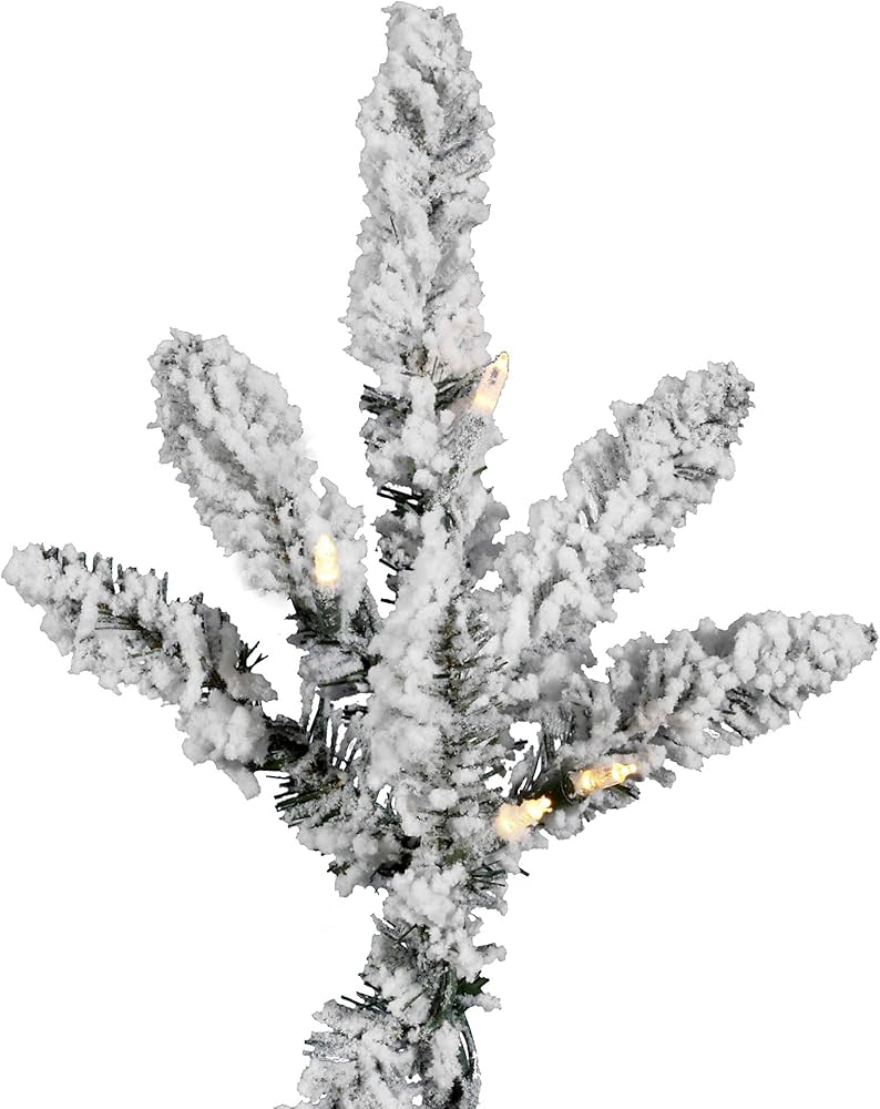 Amazon.com: Vickerman 14' Flocked Utica Fir Artificial Christmas