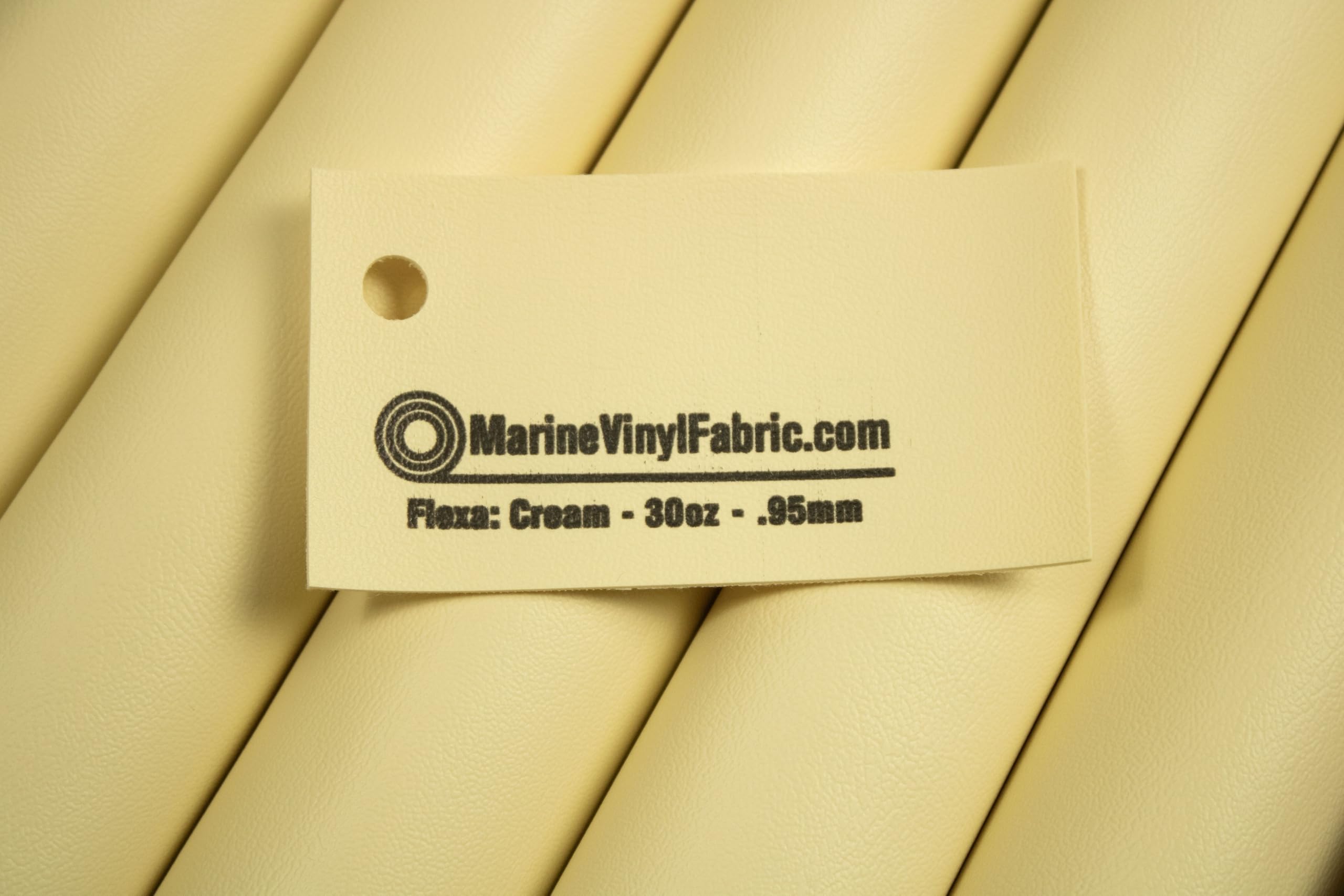 Marine Vinyl Fabric: Cream 1 Yard 36