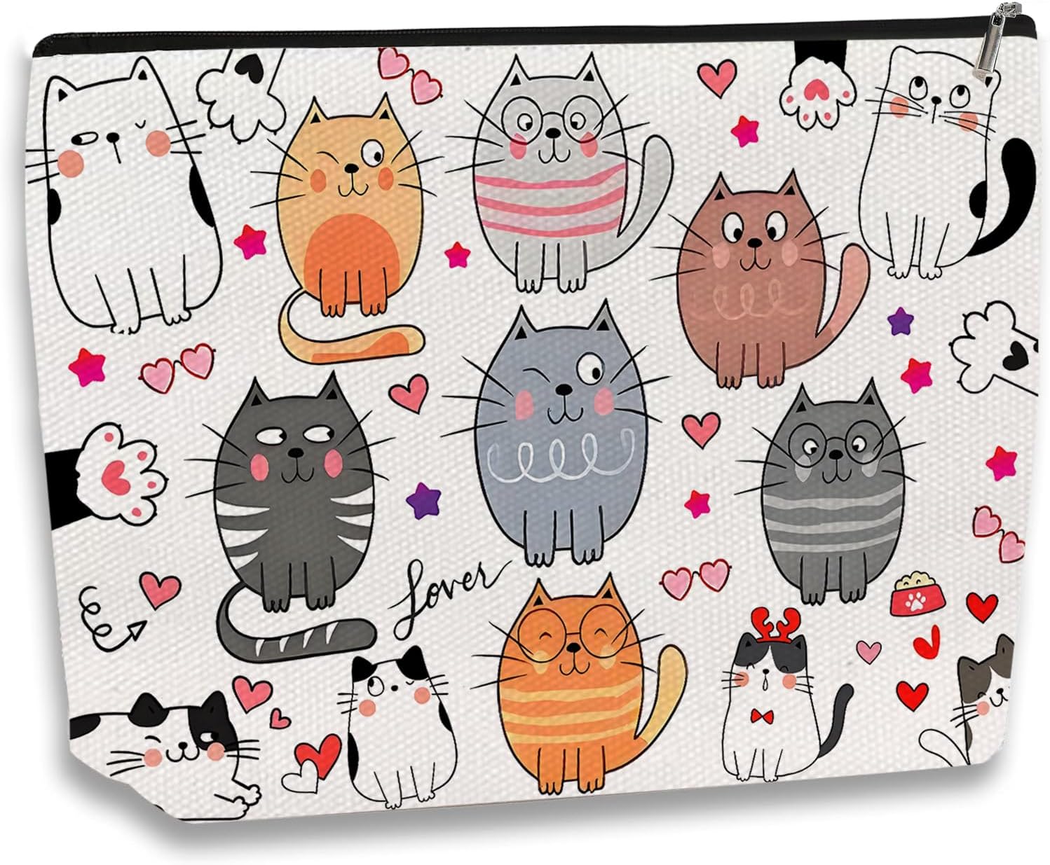 DOOX Birthday Gifts for 13-21 Year Old Girls, Cat Gifts for 13-21 Year Old Girl, 13-21 Year Old Girl Gifts Makeup Bags Christmas Gifts for Women, Sister, Daughter, Friends Funny Cat