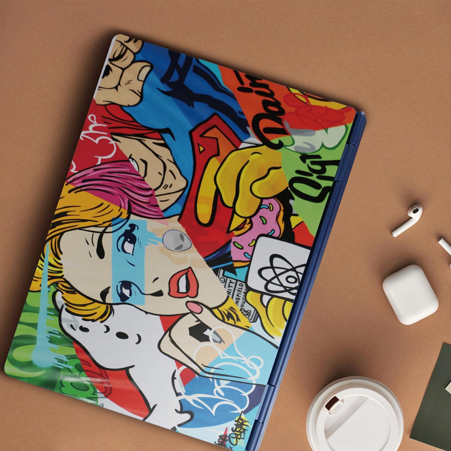 Laptop Skin Compatible with Alienware 16/16X Aurora (2025) - Cartoon Mania - Premium 3M Vinyl Protective Wrap Decal Cover - Easy to Apply | Crafted in The USA by MightySkins