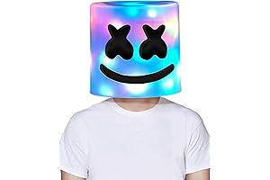 Fortnite Marshmello Costume for Kids | Official Mask & Jacket | Glow...