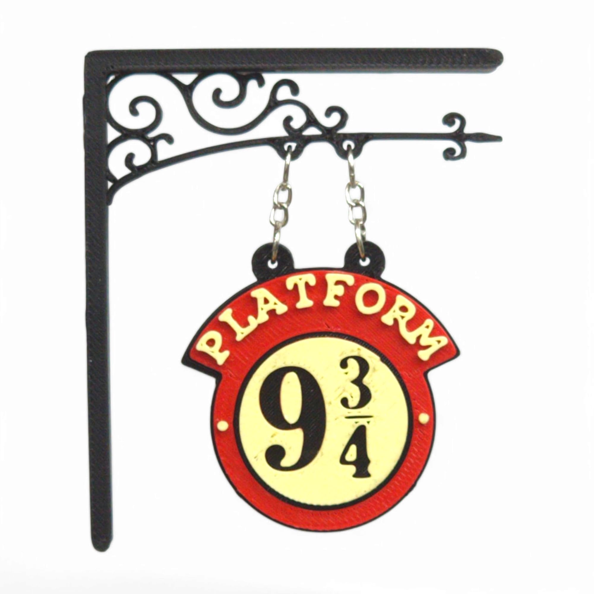 HOBIGO HP Platform Hanging 9 3/4 Toys Magnet Hogwarts Station Icon Toy Theme Figure for Home Decor Party Supplies,1 Set-image-5