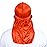 ForceWave Silky Durag for Men Wave Cap Satin Dorag for Men Women 360 Wave (Orange)